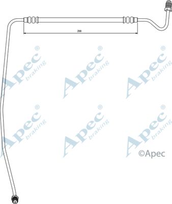 APEC BRAKING stabdžių žarnelė HOS4065